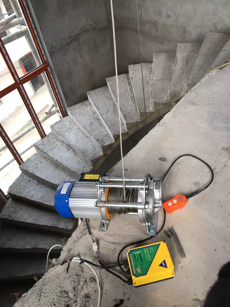 CD-K1铝壳提升机吊装速度是多少