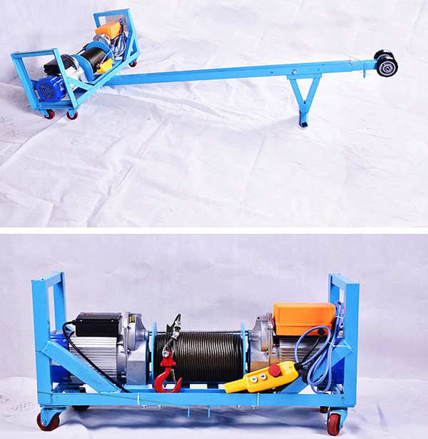 吊窗机高层吊装大理石台面防