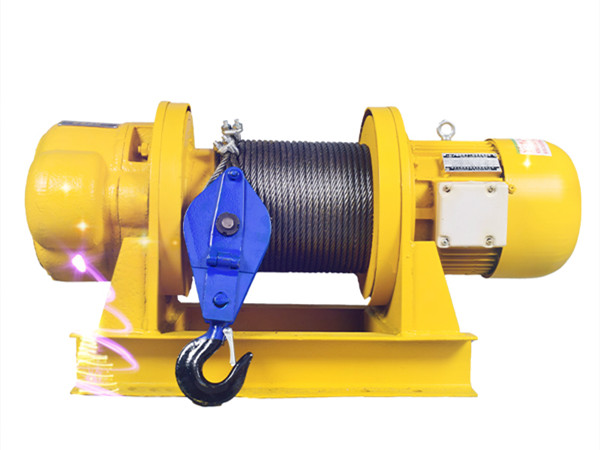 卷扬机钢丝绳安装注意事项