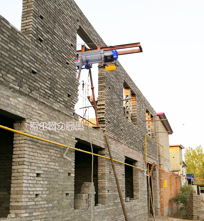 多功能提升机厂家使用现场