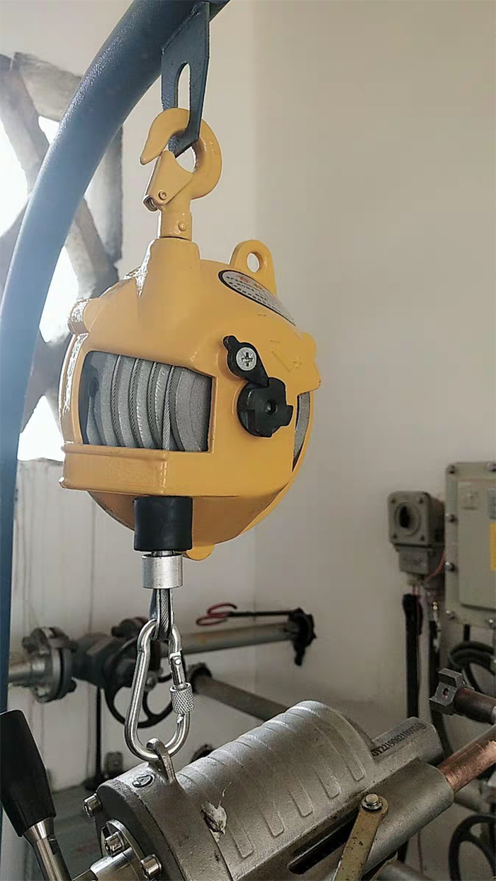 防坠器吊装磨具使用