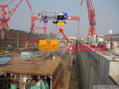 永磁起重器在船坞建造永磁起
