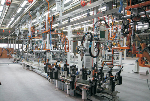 拉力平衡器使用现场