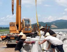 扁平吊装带起吊石灰石护套来