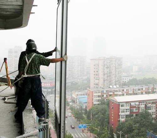 家用提升机高层楼房吊运玻璃窗