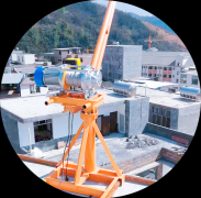 铝壳多功提升机无支架固定三
